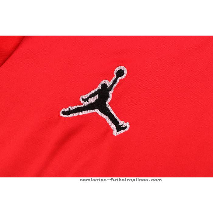 Chandal del Paris Saint-Germain Jordan Manga Corta 2022-2023 Rojo - Pantalon Corto